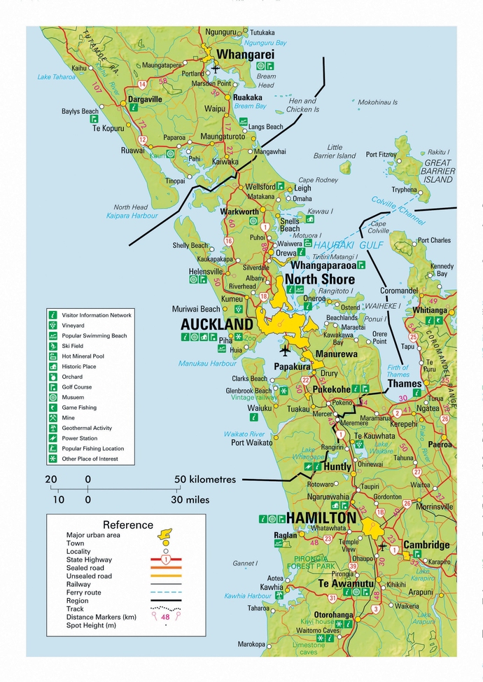 Map of Auckland